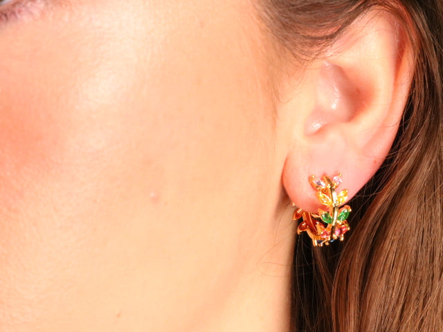 MULTICOLOR LAUREL (HUGGIE) EARRINGS